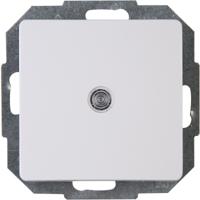 KOPP Drukschakelaar met Indicatielamp - Arctic Glans Wit - Inbouw