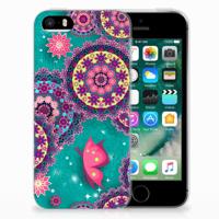 Apple iPhone SE | 5S | Hoesje maken | Cirkels en Vlinders