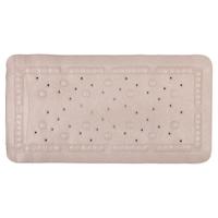 Differnz Tutus inlegmat bad - 100% PVC - anti-slip laag - 68 x 36 cm - taupe