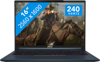 MSI Stealth 16 AI STUDIO A1VGG-228NL Intel Core Ultra 9 185H Laptop 40,6 cm (16") Quad HD+ 16 GB DDR5-SDRAM 1 TB SSD NVIDIA GeForce RTX 4070 Wi-Fi 7 (802.11be) Windows 11 Pro Blauw - thumbnail