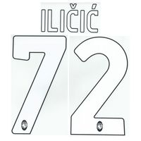 Iličić 72 (Officiële Atalanta Bergamo Bedrukking 2020-2021)
