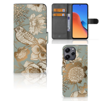 Hoesje voor Xiaomi Redmi 12 Vintage Bird Flowers