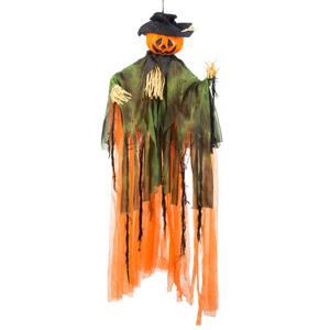 Bolland - Horror - pompoen pop - hangdecoratie - 100 cm - Halloween versiering