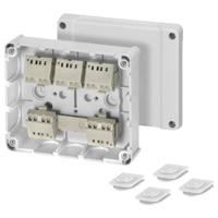 Hensel 60000765 Verdeeldoos Halogeenvrij, Verzegelbaar (l x b) 139 mm x 119 mm 1 stuk(s)