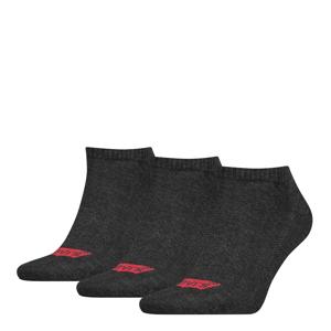 Levi's Low Cut Batwing Logo Antraciet Melange/Black 3-Pack-39/42