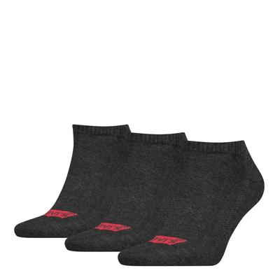 Levi's Low Cut Batwing Logo Antraciet Melange/Black 3-Pack-35/38