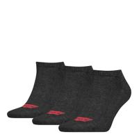 Levi's Low Cut Batwing Logo Antraciet Melange/Black 3-Pack-39/42