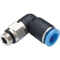 TRU COMPONENTS Haakse koppeling GPL8-G01 Buis-Ø: 8 mm Afm. schroefdraad: G1/8 1 stuk(s)