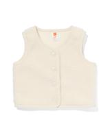 HEMA Babygilet Teddy Ecru (ecru)