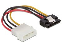Delock 60120 Kabel Voeding SATA HDD > Molex 4-pins mannetje met metalen clip - recht - thumbnail