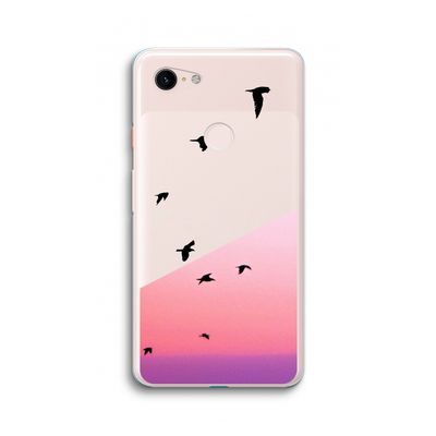 Fly away: Google Pixel 3 XL Transparant Hoesje