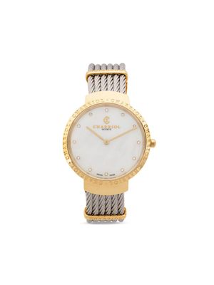 Charriol montre Slim 34 mm à quartz - Argent