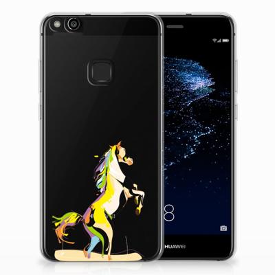 Huawei P10 Lite Telefoonhoesje met Naam Horse Color Huawei P10 Lite Telefoonhoesje met Naam Horse Color