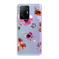 Geschilderde bloemen: Xiaomi 11T Pro Transparant Hoesje