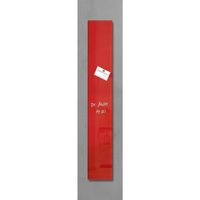 Glasmagneetbord Sigel Artverum 120x780x15mm rood - thumbnail