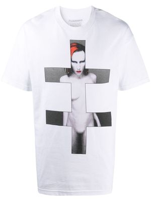 Pleasures t-shirt à imprimé graphique - Blanc