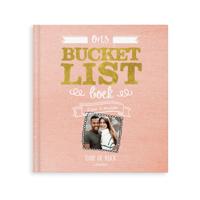Het Bucketlist boek voor koppels - Gepersonaliseerd - Softcover