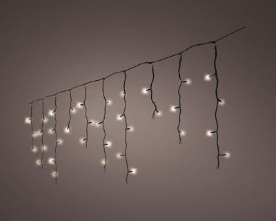 Led fonkel icicleverlichting 119 lampjes zwart