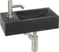 Ben Venetia fonteinset met RVS-look kraan links natuursteen