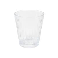 Drinkglas lines clear 335ml Ø9x10cm 6st