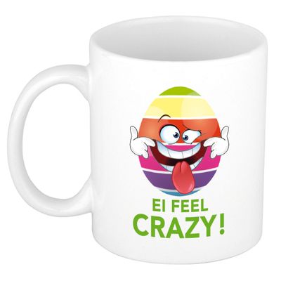 Ei feel crazy mok/ beker - Pasen mokken