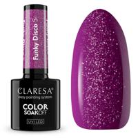 Claresa uv/led gellak 5ml funky disco 5 violet vinyl