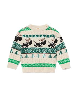 HEMA Takkie babytrui groen (groen)