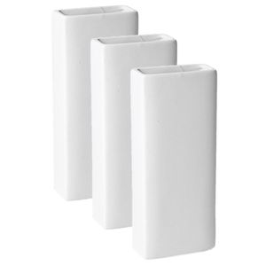 12x stuks Radiator bak luchtbevochtigers / waterverdampers wit 18 x 8 x 4 cm