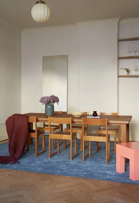 Layered - Vloerkleed Classic Solid Wool Rug Cornflower Blue - 300x400 cm