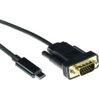 ACT USB Type C naar VGA conversie kabel, 2 meter