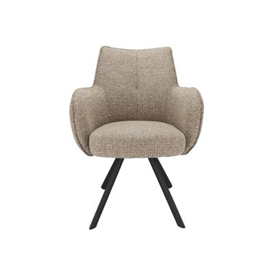 Haluta Eetkamerstoel met arm Esmee - Beige