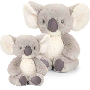 Pluche knuffels koala familie 14 en 25 cm