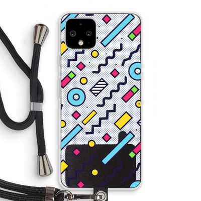 8-bit N°8: Pixel 4 Transparant Hoesje met koord