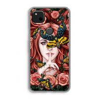 Lady Moth: Google Pixel 4a Transparant Hoesje