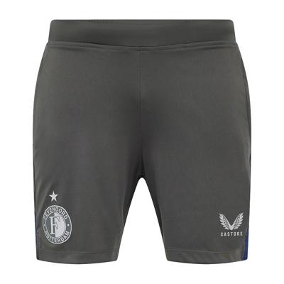 Castore Feyenoord Trainingsbroekje 2025-2026 Donkergrijs Wit