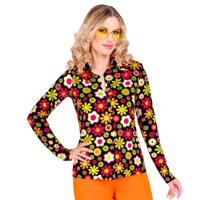 Party Blouse 60&apos;s Bloemen Dames