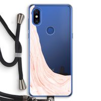 Peach bath: Xiaomi Mi Mix 3 Transparant Hoesje met koord