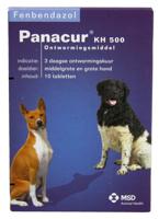 Panacur Ontwormingstbl Hond en Kat 500mg - 10tbl