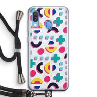 8-bit N°2: Samsung Galaxy A40 Transparant Hoesje met koord