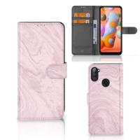 Samsung Galaxy M11 | A11 | Bookcase | Marble Pink - Origineel Cadeau Vriendin
