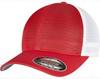 Flexfit FX360T Flexfit 360 Omnimesh Cap 2-Tone - Red/White - S/M