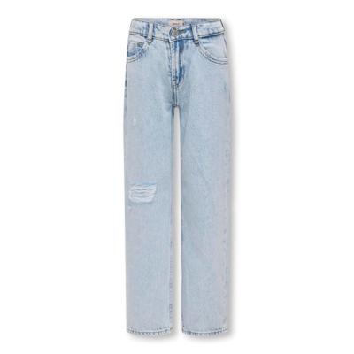 Kids ONLY zomer jeans broek meisjes - licht blauw denim - Kogdad