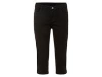 esmara Dames capri-broek super skinny fit (40, Zwart)