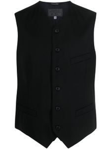 Versace Pre-Owned 1990s virgin-wool vest - Noir