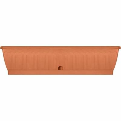 Zelfwaterende plantenpot Garden ID Terra cotta 80 cm