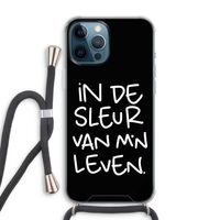 De Sleur: iPhone 12 Pro Max Transparant Hoesje met koord