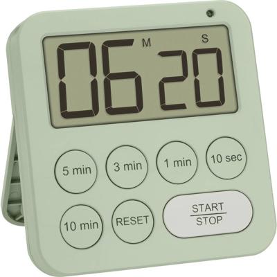 TFA Dostmann Digitaler Timer und Stoppuhr Timer Groen Digitaal