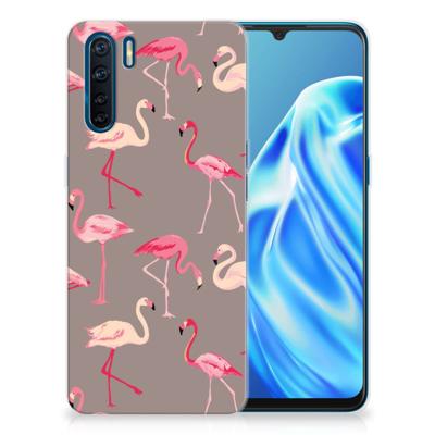 OPPO A91 | TPU Hoesje | Flamingo