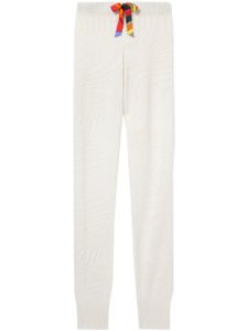 PUCCI pantalon de jogging à design torsadé - Blanc