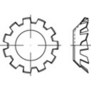 TOOLCRAFT 138393 Tandveerring Binnendiameter: 4.3 mm DIN 6797 Verenstaal Galvanisch verzinkt 250 stuk(s)